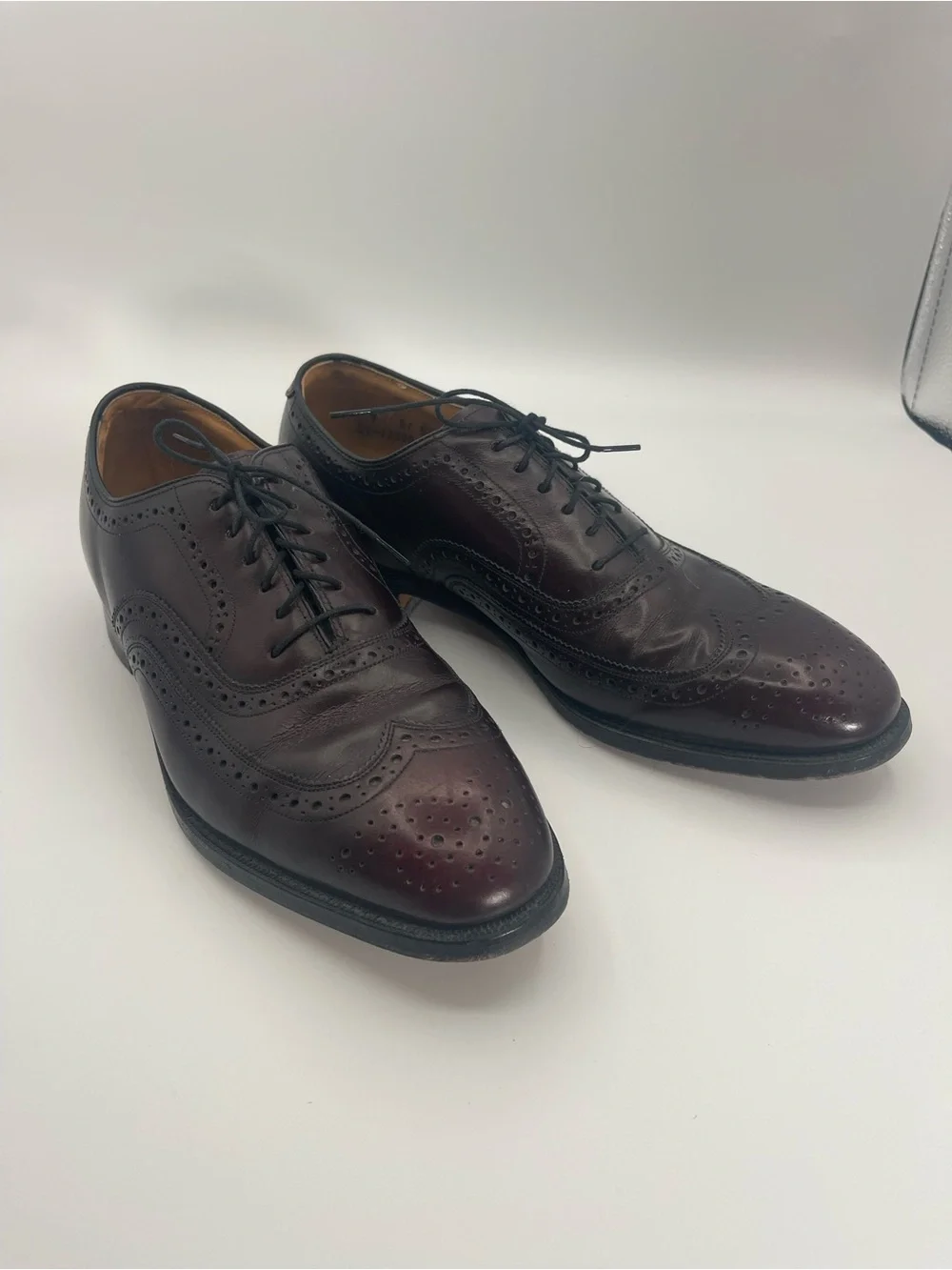 Johnston & Murphy Vintage Made in USA Wingtip Oxfords 9D